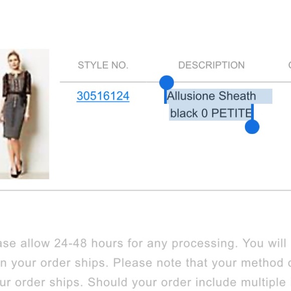 Pristine condition dress - Bryan Lars Allusione Sheath black 0 PETITE with tie - Picture 5 of 14